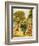 Park in Paris in late 19th century-Thomas Crane-Framed Giclee Print