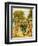 Park in Paris in late 19th century-Thomas Crane-Framed Giclee Print