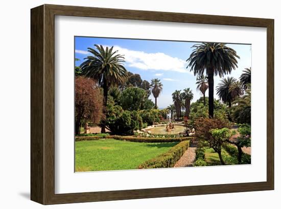 Park of the Villa Nobel in San Remo, Province of Imperia, Liguria, Italy-null-Framed Art Print