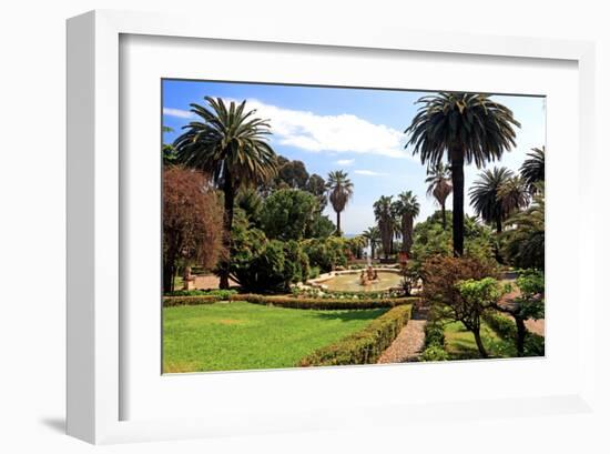 Park of the Villa Nobel in San Remo, Province of Imperia, Liguria, Italy-null-Framed Art Print