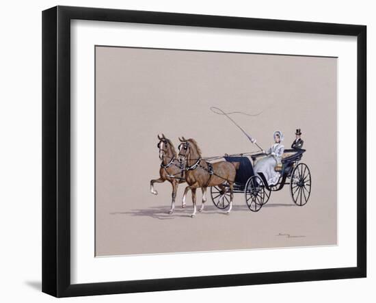 Park Phaeton, 1972-Ninetta Butterworth-Framed Giclee Print