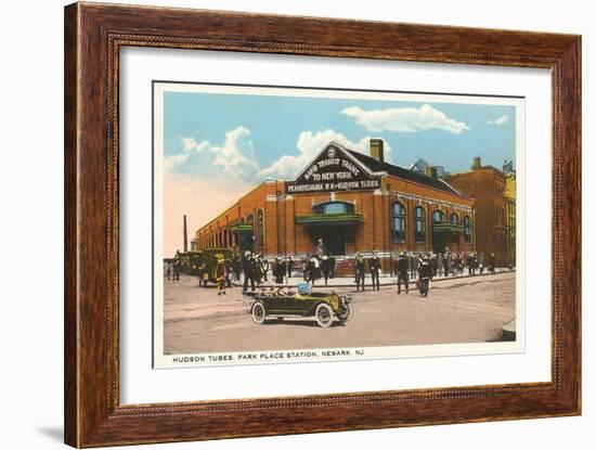 Park Place Station, Newark, New Jersey-null-Framed Art Print