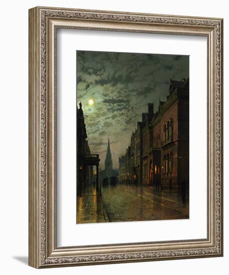 Park Row, Leeds, England-John Atkinson Grimshaw-Framed Giclee Print