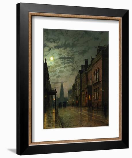 Park Row, Leeds, England-John Atkinson Grimshaw-Framed Giclee Print