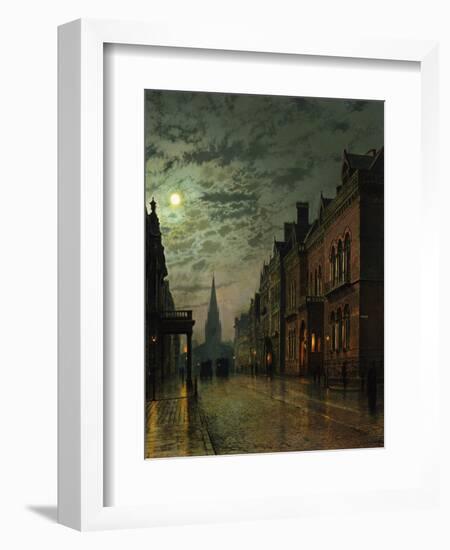 Park Row, Leeds, England-John Atkinson Grimshaw-Framed Giclee Print