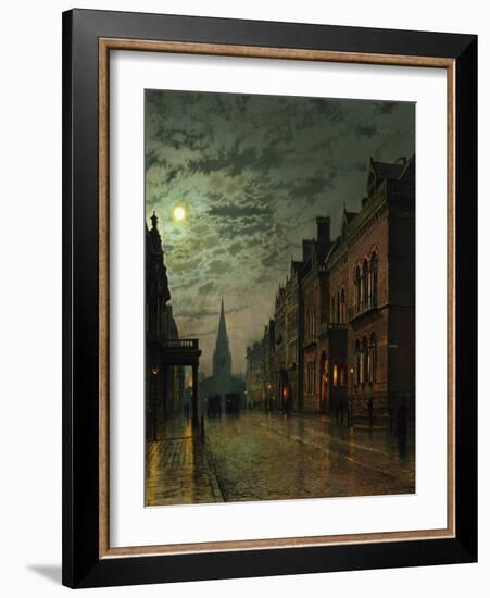 Park Row, Leeds, England-John Atkinson Grimshaw-Framed Giclee Print