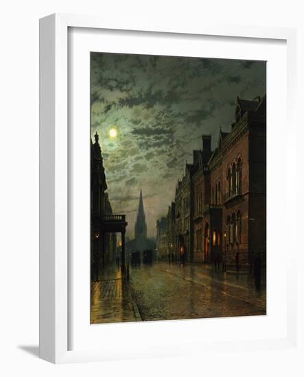 Park Row, Leeds, England-John Atkinson Grimshaw-Framed Giclee Print