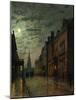 Park Row, Leeds, England-John Atkinson Grimshaw-Mounted Giclee Print