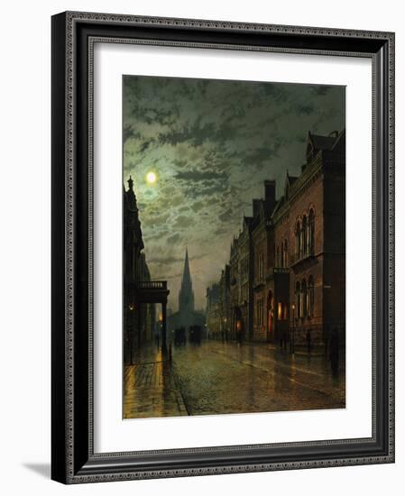 Park Row, Leeds, England-John Atkinson Grimshaw-Framed Giclee Print