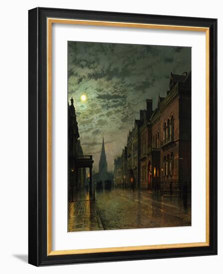 Park Row, Leeds, England-John Atkinson Grimshaw-Framed Giclee Print