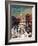 "Park Street, Boston," Saturday Evening Post Cover, January 7, 1961-John Falter-Framed Giclee Print