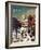 "Park Street, Boston," Saturday Evening Post Cover, January 7, 1961-John Falter-Framed Giclee Print