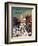 "Park Street, Boston," Saturday Evening Post Cover, January 7, 1961-John Falter-Framed Giclee Print