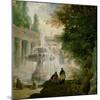 Park with Fountain, 1762-1765-Hubert Robert-Mounted Giclee Print