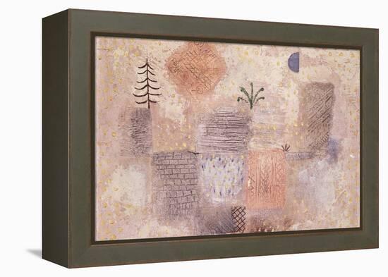 Park with the cool Crescent-Paul Klee-Framed Premier Image Canvas