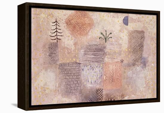 Park with the cool Crescent-Paul Klee-Framed Premier Image Canvas
