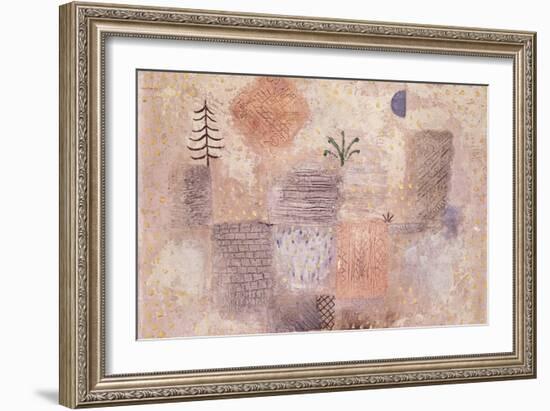 Park with the cool Crescent-Paul Klee-Framed Giclee Print