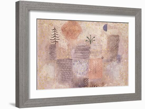 Park with the cool Crescent-Paul Klee-Framed Giclee Print