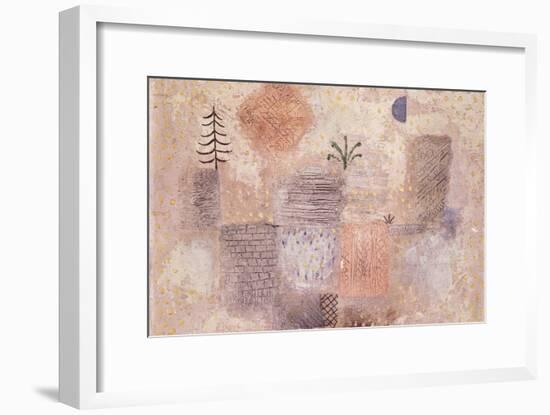 Park with the cool Crescent-Paul Klee-Framed Giclee Print