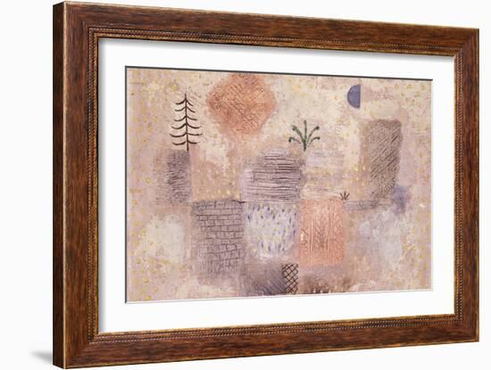 Park with the cool Crescent-Paul Klee-Framed Giclee Print