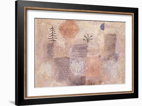 Park with the cool Crescent-Paul Klee-Framed Giclee Print