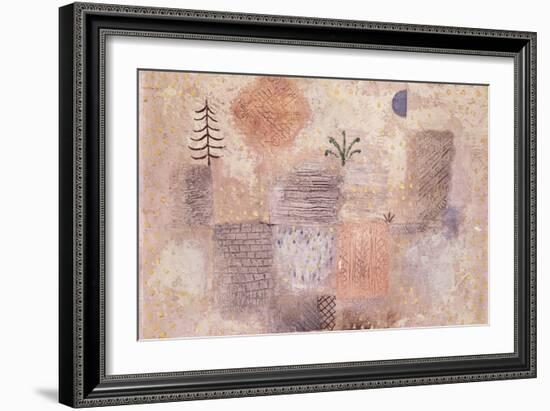 Park with the cool Crescent-Paul Klee-Framed Giclee Print