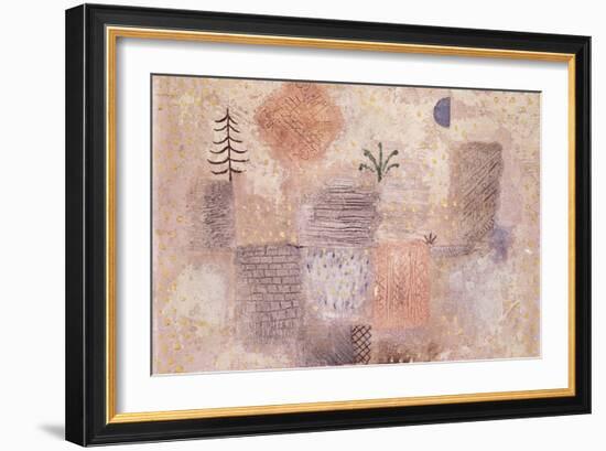 Park with the cool Crescent-Paul Klee-Framed Giclee Print