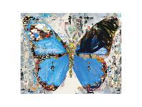 Urban Camo Butterfly-Parker Greenfied-Art Print