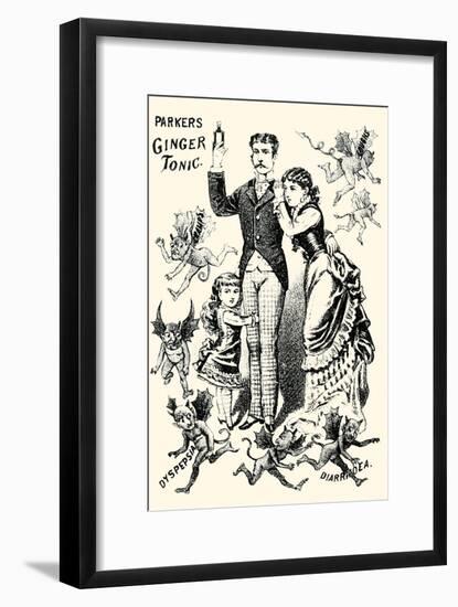 Parkers Ginger Tonic-null-Framed Art Print