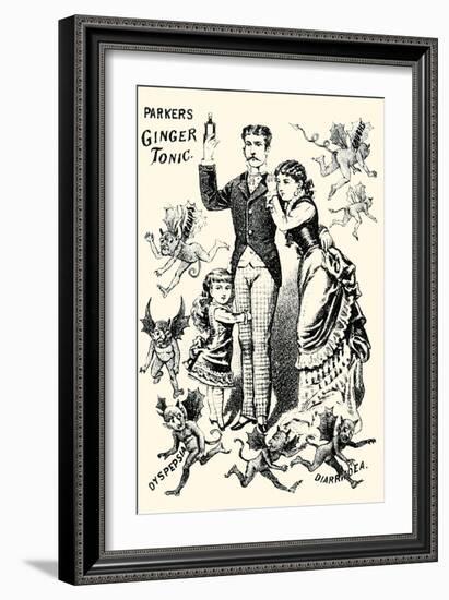 Parkers Ginger Tonic-null-Framed Art Print