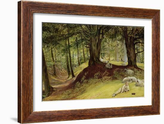 Parkhurst Woods, Abinger, Surrey-Richard Redgrave-Framed Giclee Print