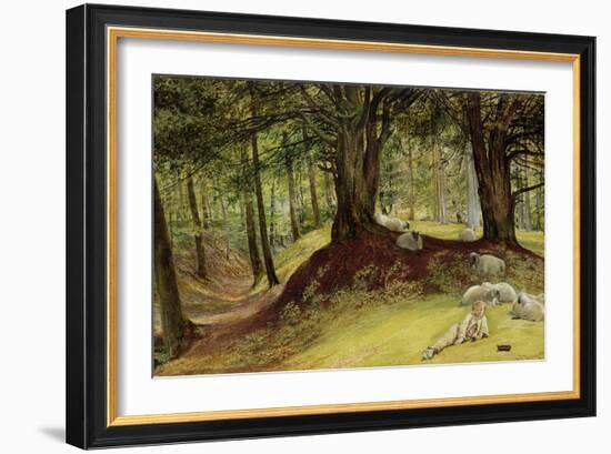 Parkhurst Woods, Abinger, Surrey-Richard Redgrave-Framed Giclee Print