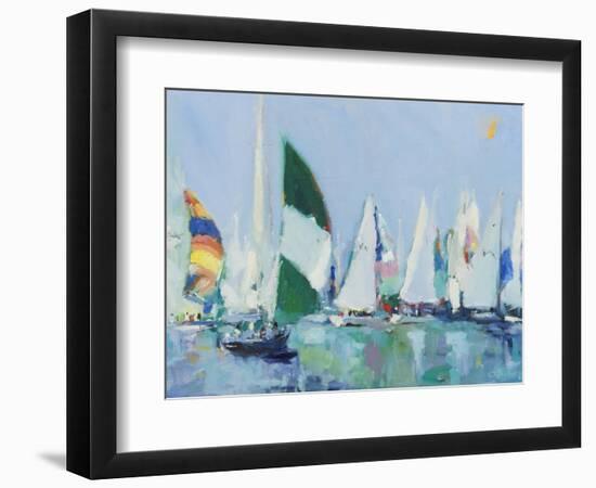 Parking Lot-Curt Crain-Framed Art Print