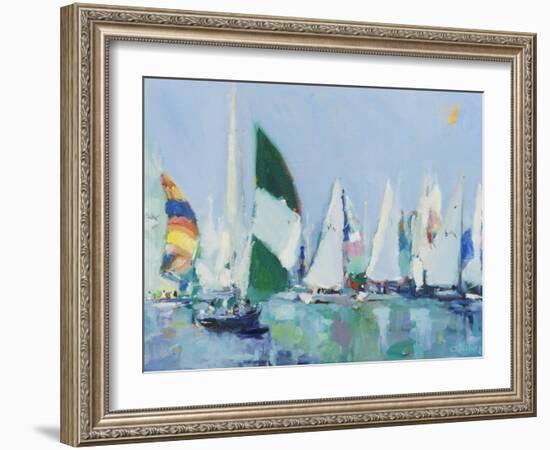 Parking Lot-Curt Crain-Framed Art Print