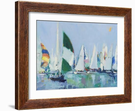 Parking Lot-Curt Crain-Framed Art Print