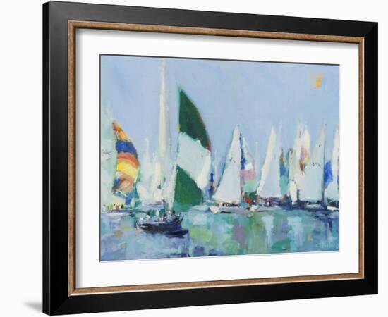 Parking Lot-Curt Crain-Framed Art Print