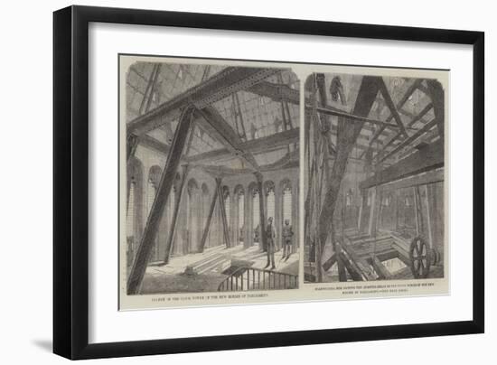 Parliament Bell Tower-null-Framed Giclee Print