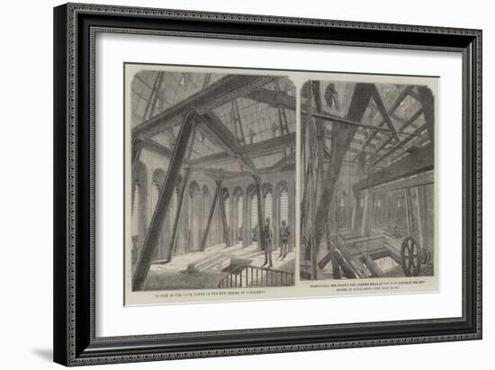 Parliament Bell Tower-null-Framed Giclee Print