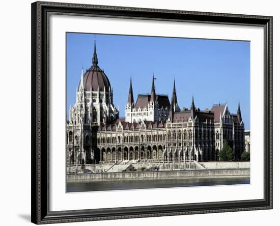 Parliament Building, Budapest, Hungary-Peter Thompson-Framed Photographic Print