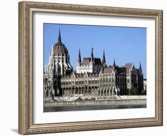 Parliament Building, Budapest, Hungary-Peter Thompson-Framed Photographic Print