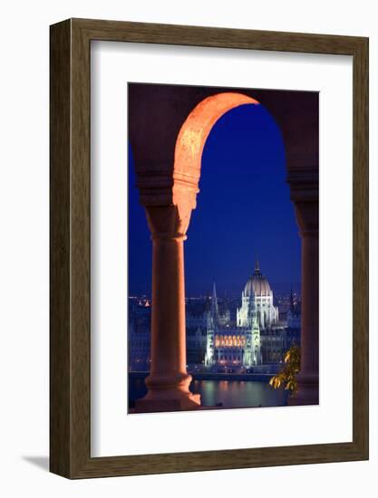 Parliament Building in Budapest-Jon Hicks-Framed Photographic Print