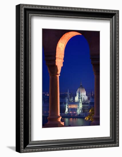 Parliament Building in Budapest-Jon Hicks-Framed Photographic Print