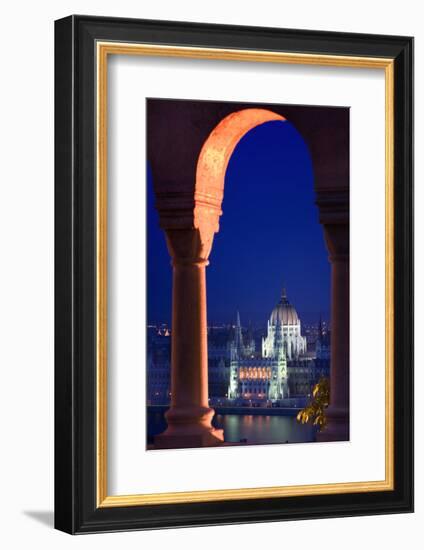 Parliament Building in Budapest-Jon Hicks-Framed Photographic Print