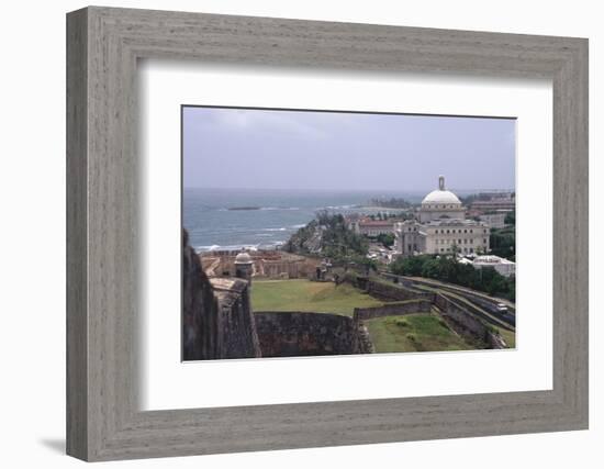 Parliament Building of Puerto Rico in San Juan-George Oze-Framed Photographic Print