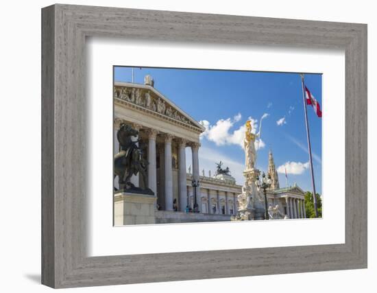 Parliament Building, Vienna, Austria-Peter Adams-Framed Photographic Print