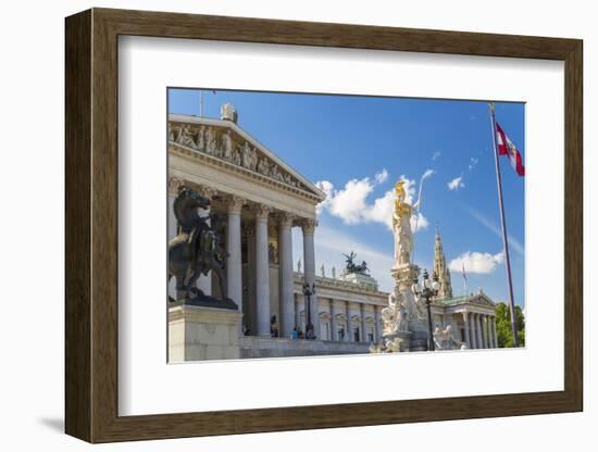Parliament Building, Vienna, Austria-Peter Adams-Framed Photographic Print