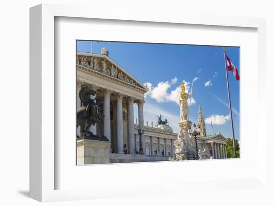 Parliament Building, Vienna, Austria-Peter Adams-Framed Photographic Print