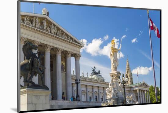 Parliament Building, Vienna, Austria-Peter Adams-Mounted Photographic Print