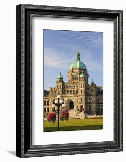 Parliament Buildings, Inner Harbor, Victoria, British Columbia, Canada.-Stuart Westmorland-Framed Photographic Print