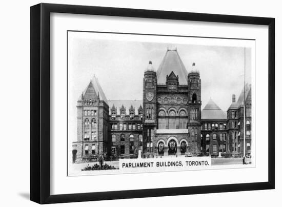 Parliament Buildings, Toronto, Ontario, Canada, C1920S-null-Framed Giclee Print